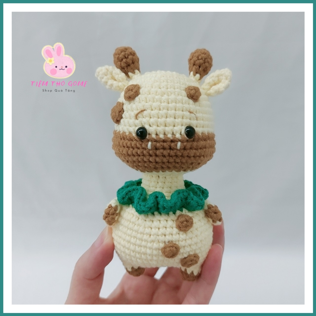 Thú len nhồi bông handmade - Hươu cao cổ