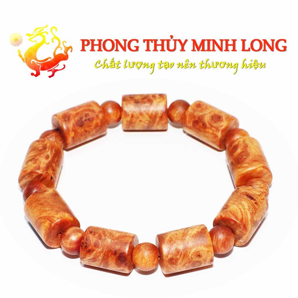 Vòng gỗ nu Huyết Rồng Siêu Đẹp Size 12 ly Đốt Trúc