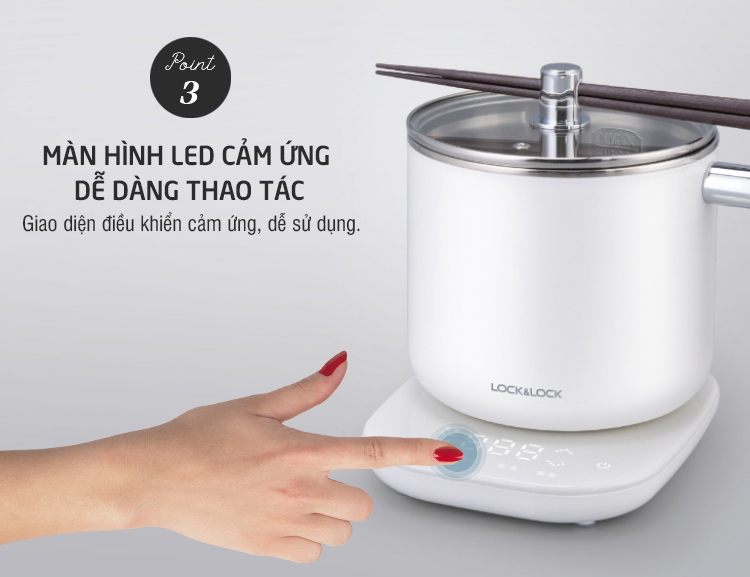 Nồi Điện Đa Năng Lock&Lock EJC141 - Hàng Chính Hãng