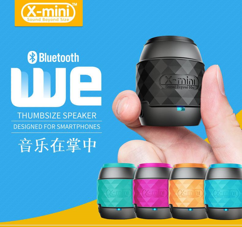 Bluetooth Audio Mini X-Mini Subwatiated Loài tin di động không dây Bluetooth loa ngoài trời loa Color: Green Woofer Size/Full-Range Size: Bluetooth
