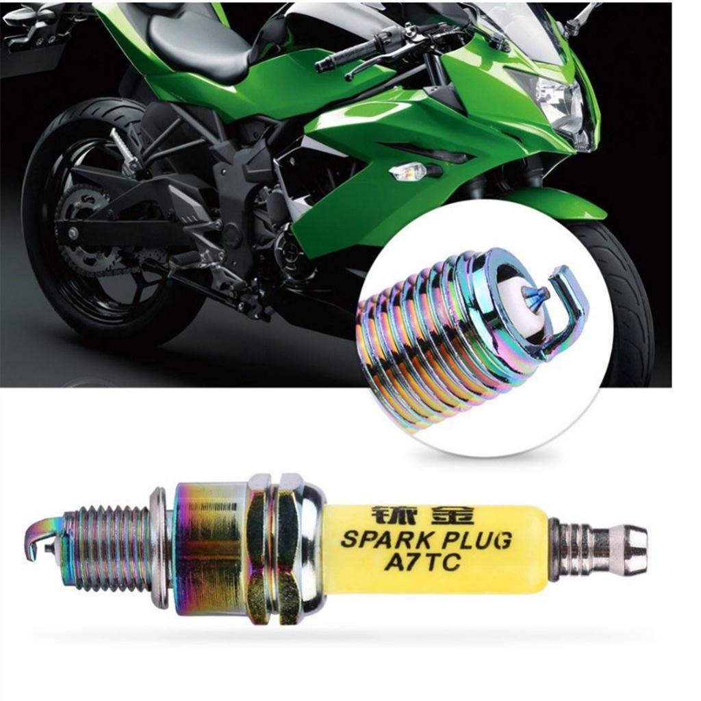4Pcs A7TC Spark Plugs for Motorcycle Scooter GY6 50cc 125cc 150cc ATV
