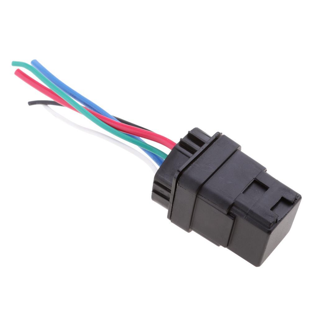 Waterproof Integrated Automobile 12V 40A 4PIN Auto Car Relay & Socket Holder