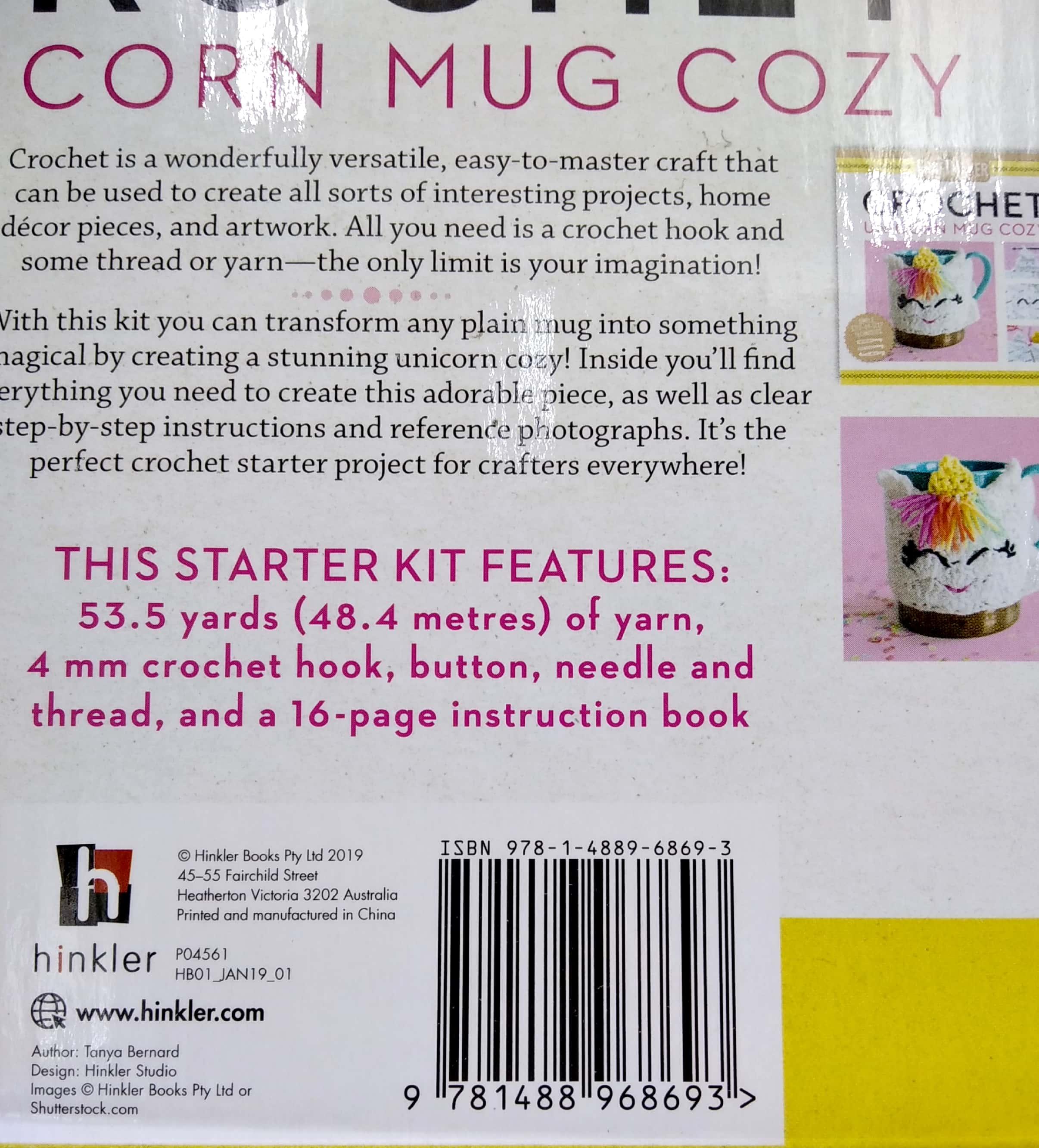 CraftMaker Crochet: Unicorn Mug Cozy