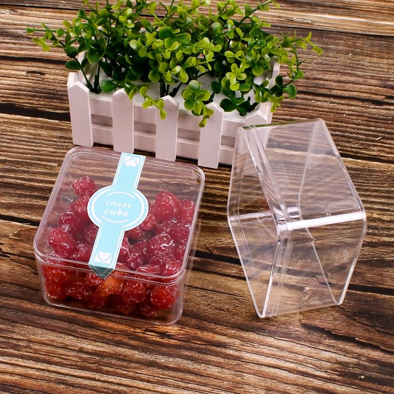 Hộp Bánh Lạnh Set 6 Hộp Tiramisu Mousse Panna Cotta Sữa Chua Bằng Mica Trong Có Nắp