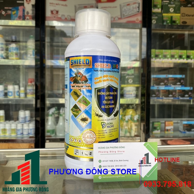 Thuốc diệt muỗi và côn trùng SHIELD 252EC _ chai 1 lít