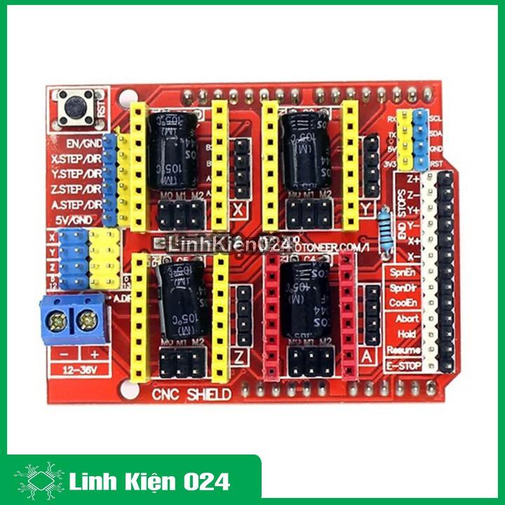 Shield Arduino Uno R3 - Điều Khiển Máy In 3D A4988 (BH 06 Tháng)