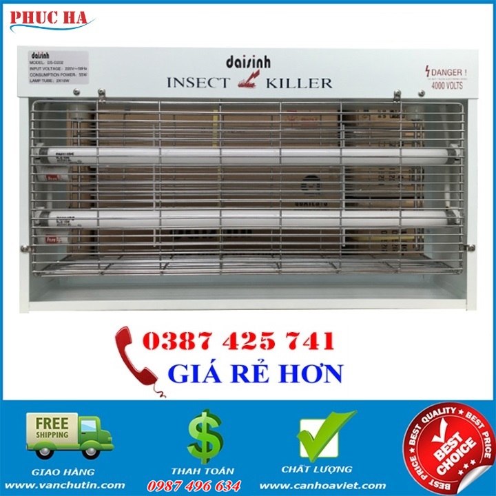 Đèn diệt côn trùng DS-DH18G