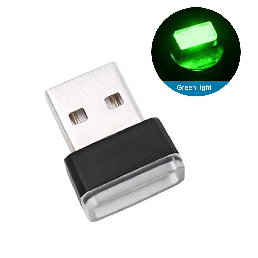 1 Đèn USB Nội Thất Xe Hơi Ô tô mini - Đèn LED USB Trang Trí Xe hơi  Ô tô (Size: 2x15x08cm)