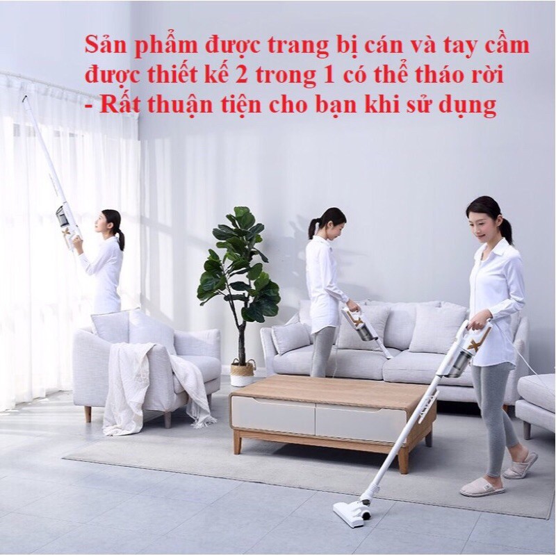 Máy hút bụi cầm tay lục hút mạnh làm sạch cho gia đình công suất mạnh mẽ 700w thế hệ mới - Hàng nhập khẩu