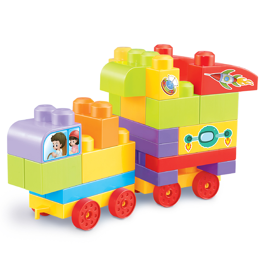 Đồ chơi lắp ráp Tinitoy First Block Rô Bốt 313T-32A
