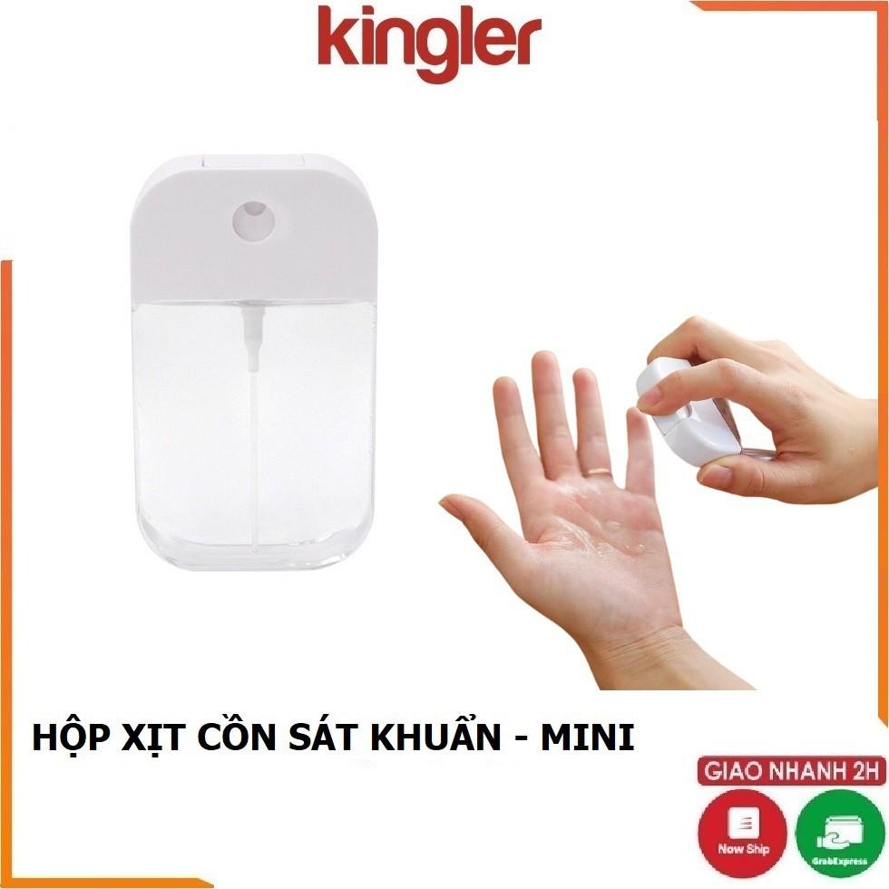 Hộp Đựng Cồn Xịt Sát Khuẩn - Vuông Nhỏ Gọn 45ml - Mang Theo Người, Bỏ Túi Quần, Áo, Túi Xách Khi Ra Ngoài. Kingler 7144