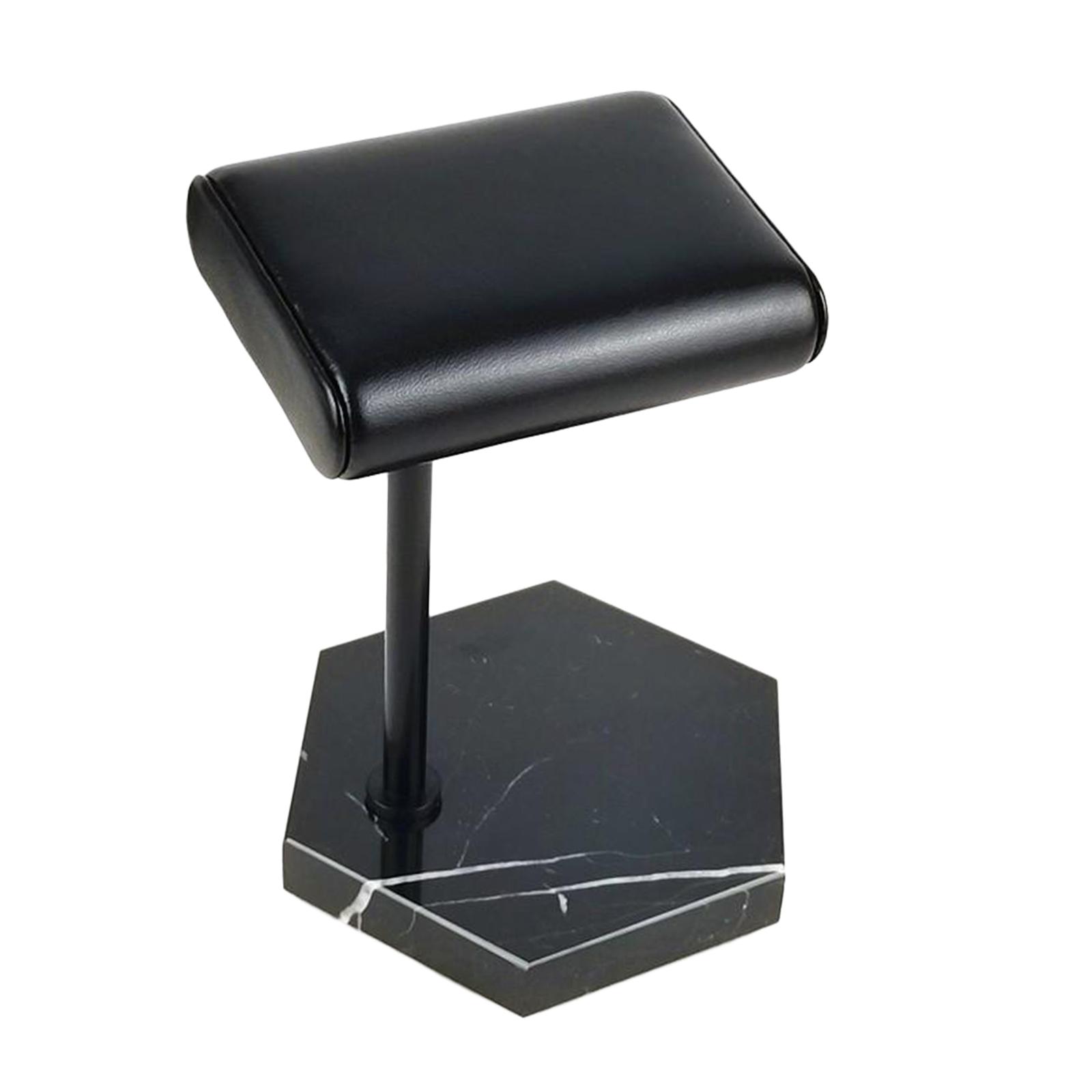 Watch Stand, Jewelry Holder Stand, PU Leather & Marble Watch Display Stand for Watches, Jewelry, Bracelets and Bangles