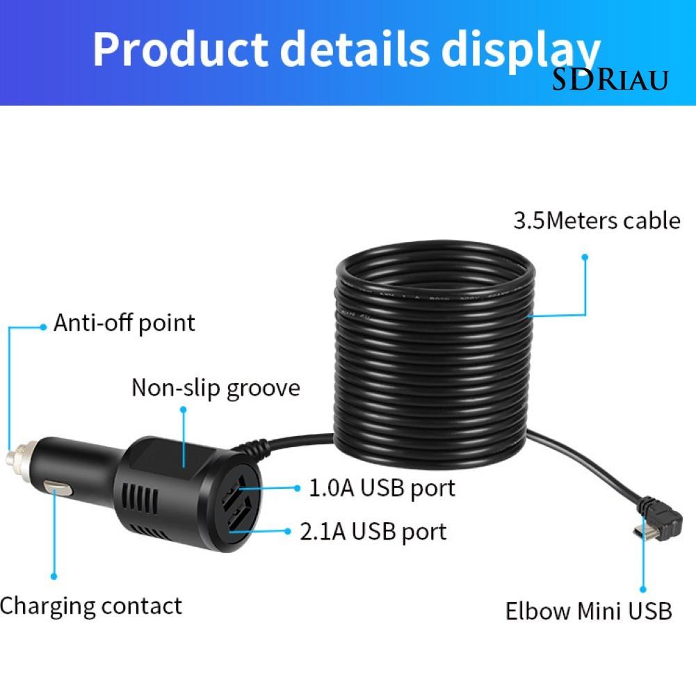 Tẩu Sạc Nhanh Qcdz 2 Cổng Usb Cho Xe Hơi