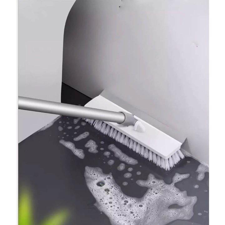 Hình ảnh Chổi Lau Sàn, Cây Lau Nhà Pulito Gạt Nước, Quét Gạch 2 Đầu Tiện Lợi, Dễ Điều Chỉnh Chiều Dài, Xoay 180 độ