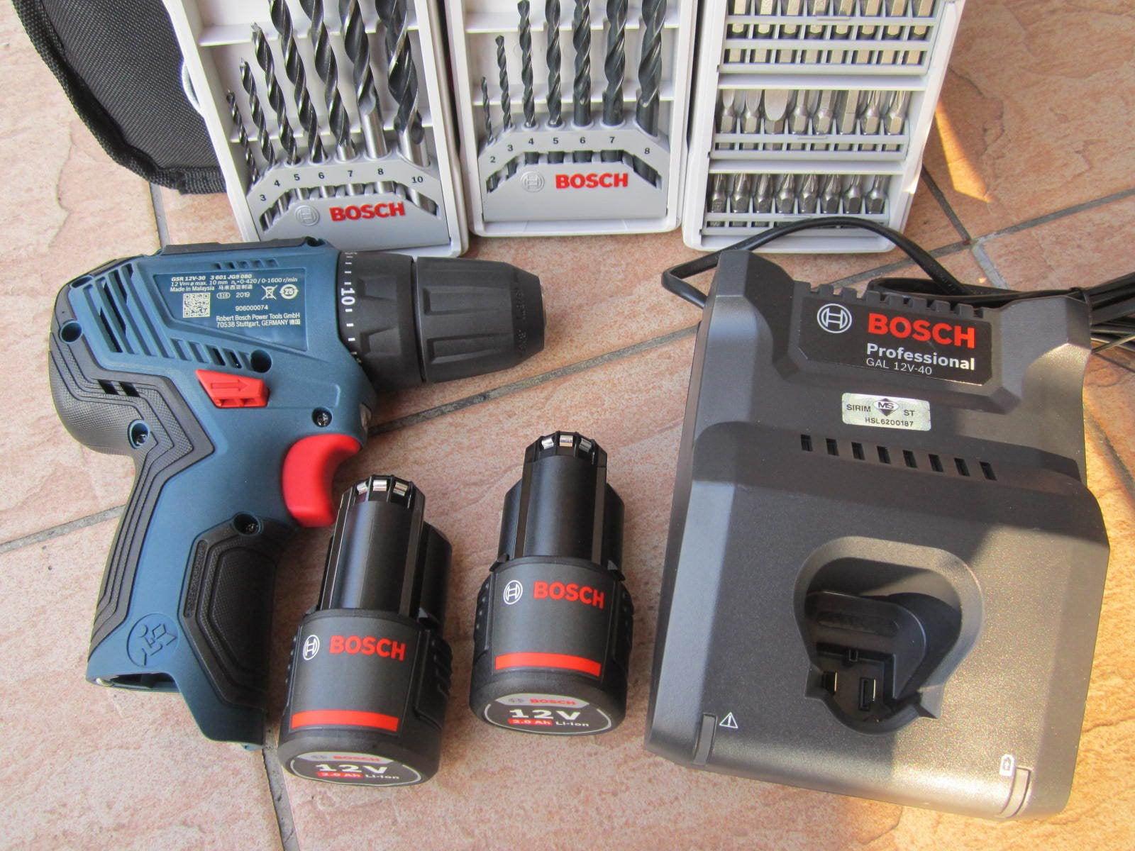 MÁY KHOAN VẶN VÍT DÙNG PIN 12V BOSCH GSR 12V-30 - HÀNG CHÍNH HÃNG