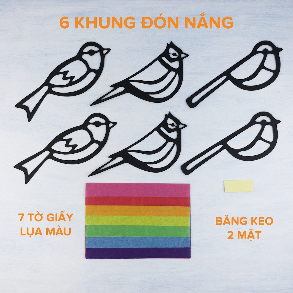 Bộ Thủ Công Chim Sâu Đón Nắng