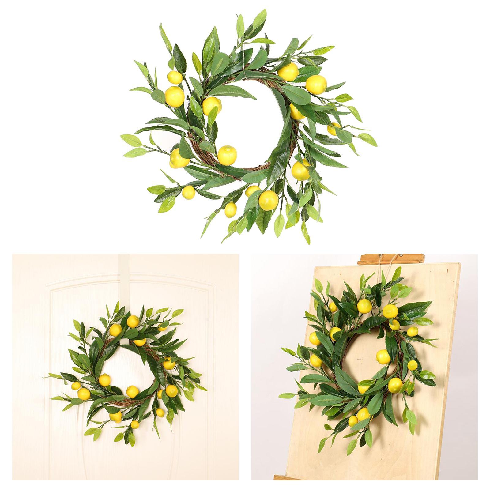 18inch Artificial for Front Door Wreath with Green Leaf