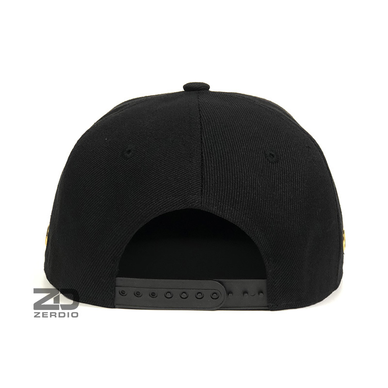 Nón hiphop, mũ snapback đen nam nữ SN95 vải kaki cao cấp