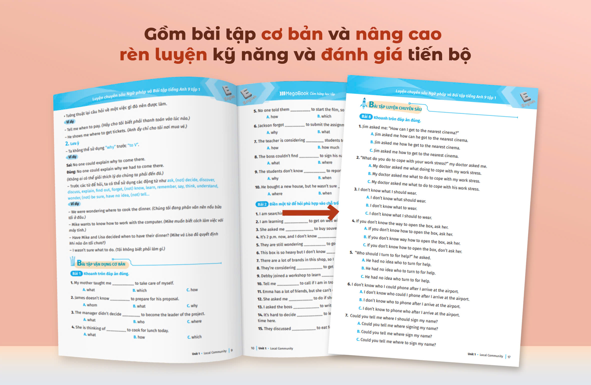 Luyện chuyên sâu ngữ pháp và bài tập tiếng anh Lớp 9 tập 1 (Global)