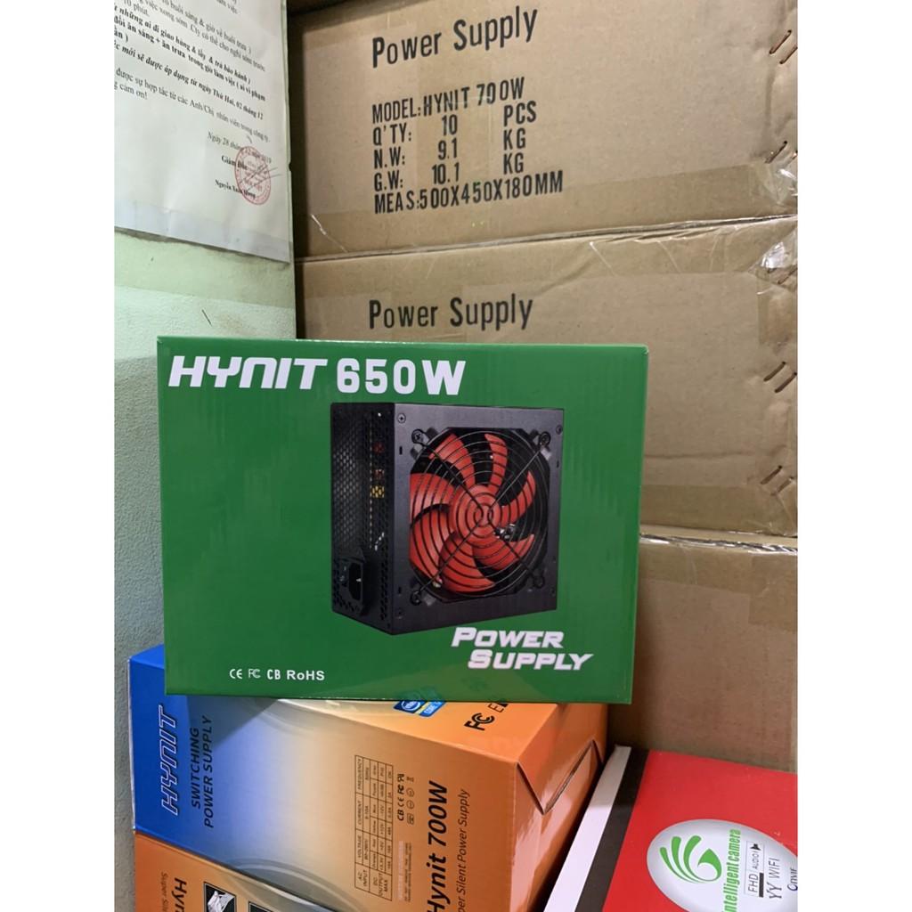 BỘ NGUỒN MÁY TÍNH HYNIT 650W FAN 12CM BOX CÓ DÂY NGUỒN