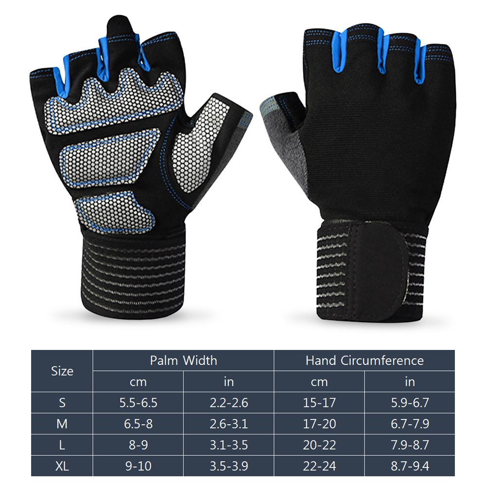 Găng tay nửa ngón dáng ngắn chống trơn trượt dùng đi xe máy xe đạp xe leo núi