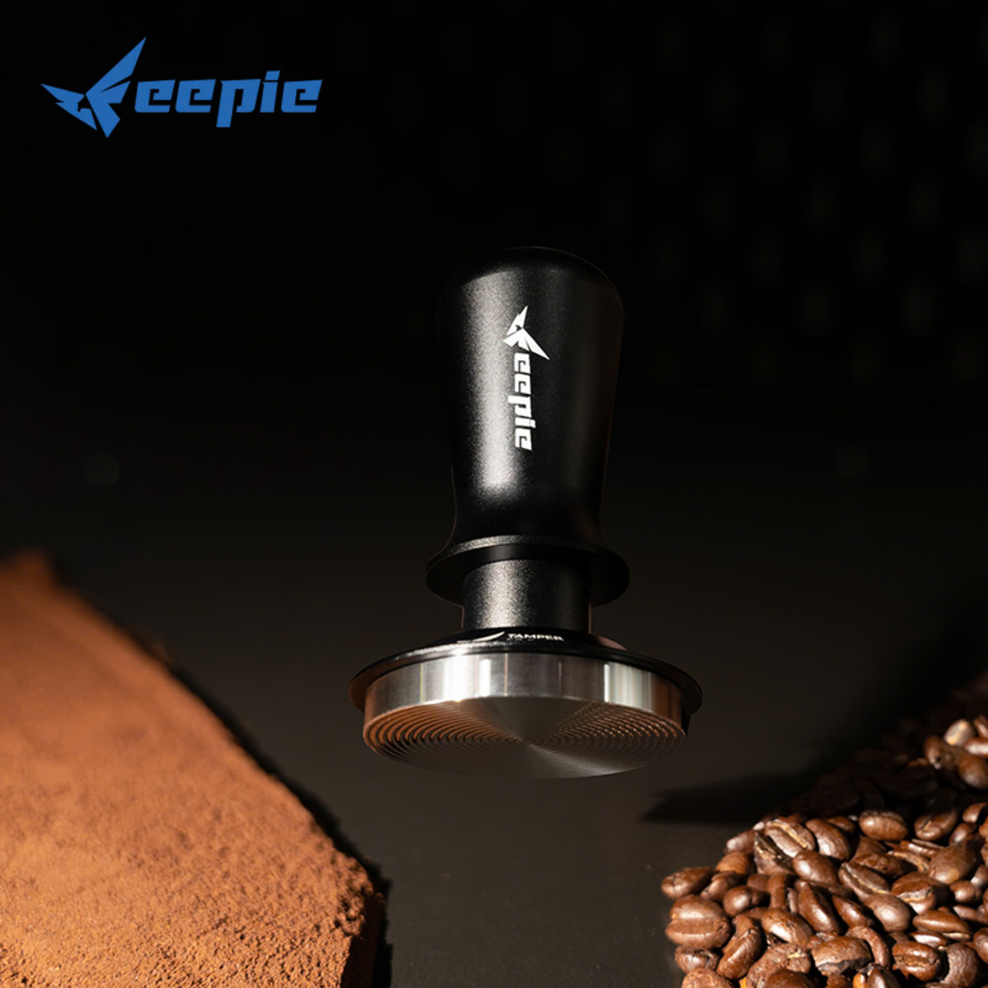 Tamper nén cố định lực màu đen Feepie