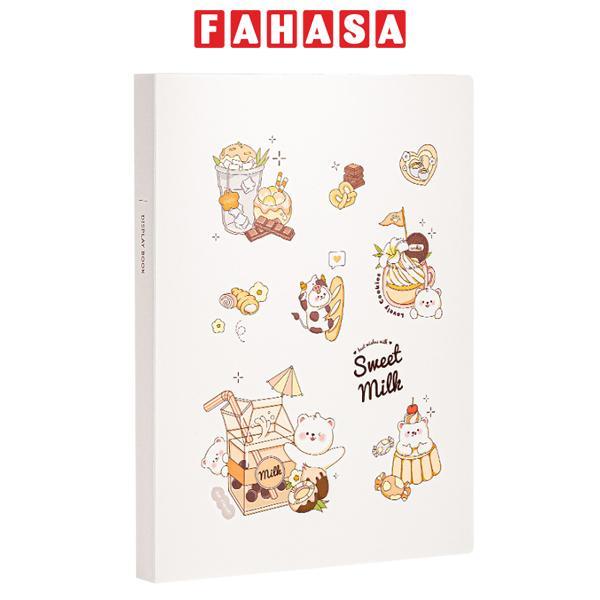 [Deli] - File Lá Học Sinh A4 - 30/40 Tờ - Hình Gấu Và Bánh Ngọt/Soda - Màu Hồng, Xanh Dương