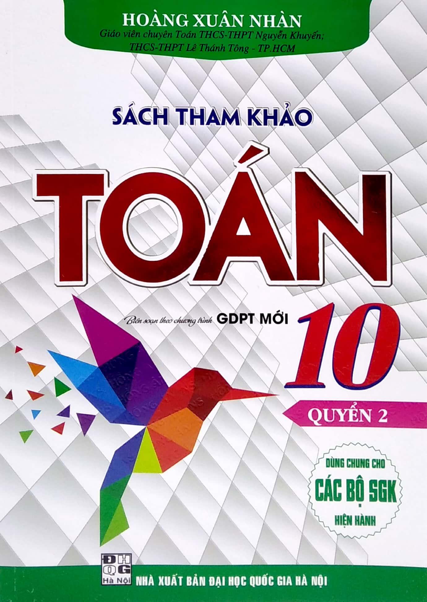 Sách Tham Khảo Toán 10 - Quyển 2