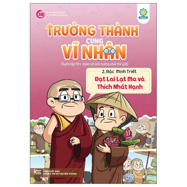 Sách - Trưởng Thành Cùng Vĩ Nhân 2 - Bậc Minh Triết - Đạt Lai Lạt Ma Và Thích Nhất Hạnh