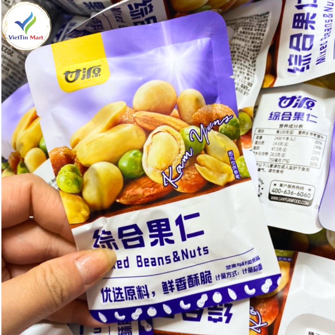Hạt Dinh Dưỡng Sấy Giòn Tẩm Vị Mix Đậu