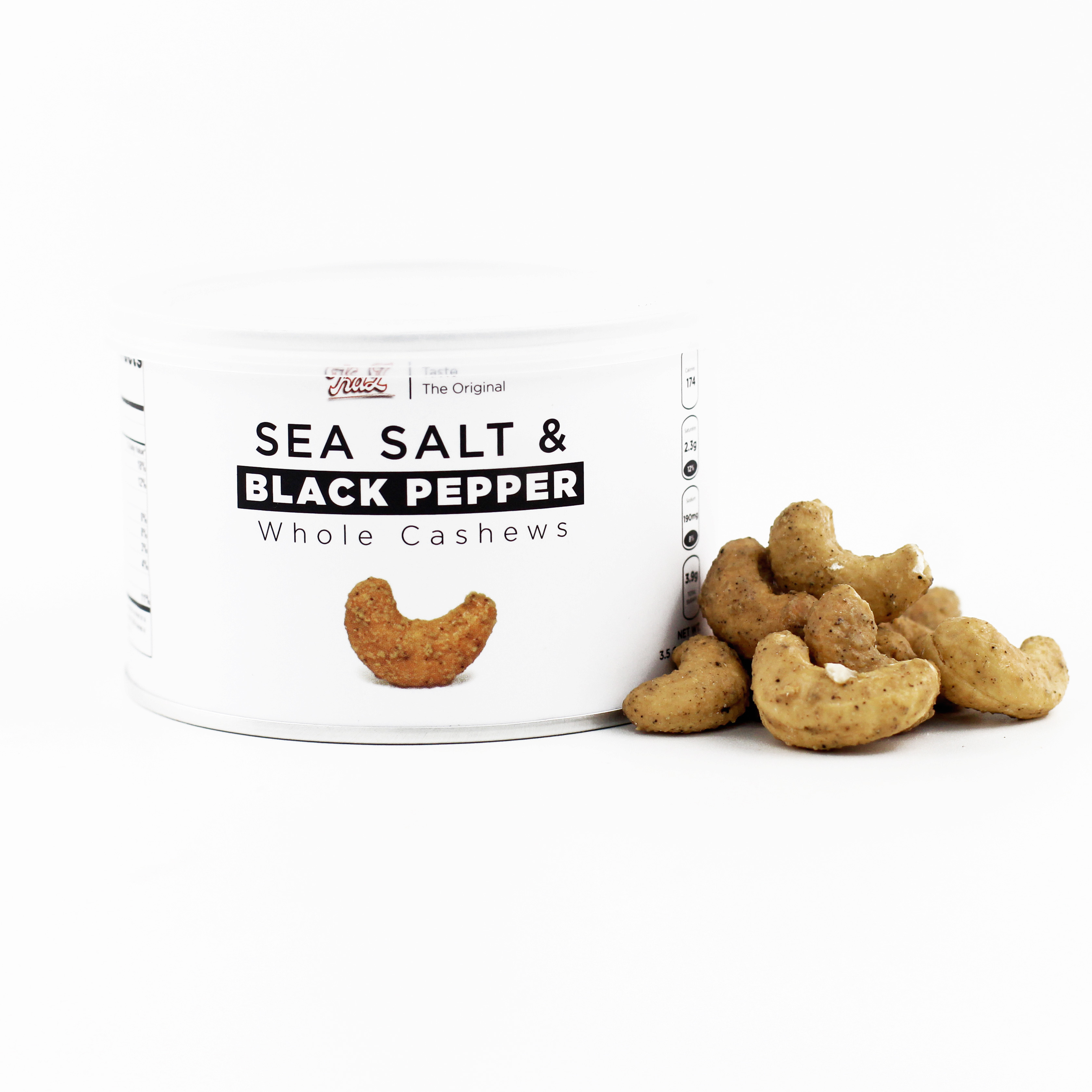 Hạt Điều Tiêu Đen Kaz 100g - Black Pepper Roasted Cashews