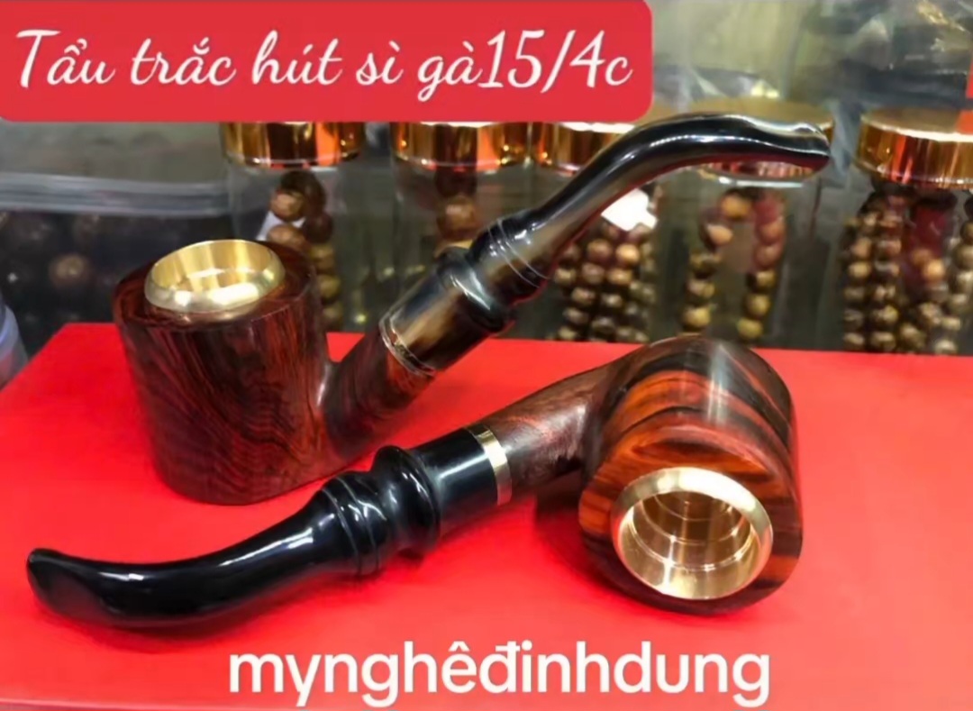 Tẩu sìgà đa năng bằng gỗ trắc đỏ đen