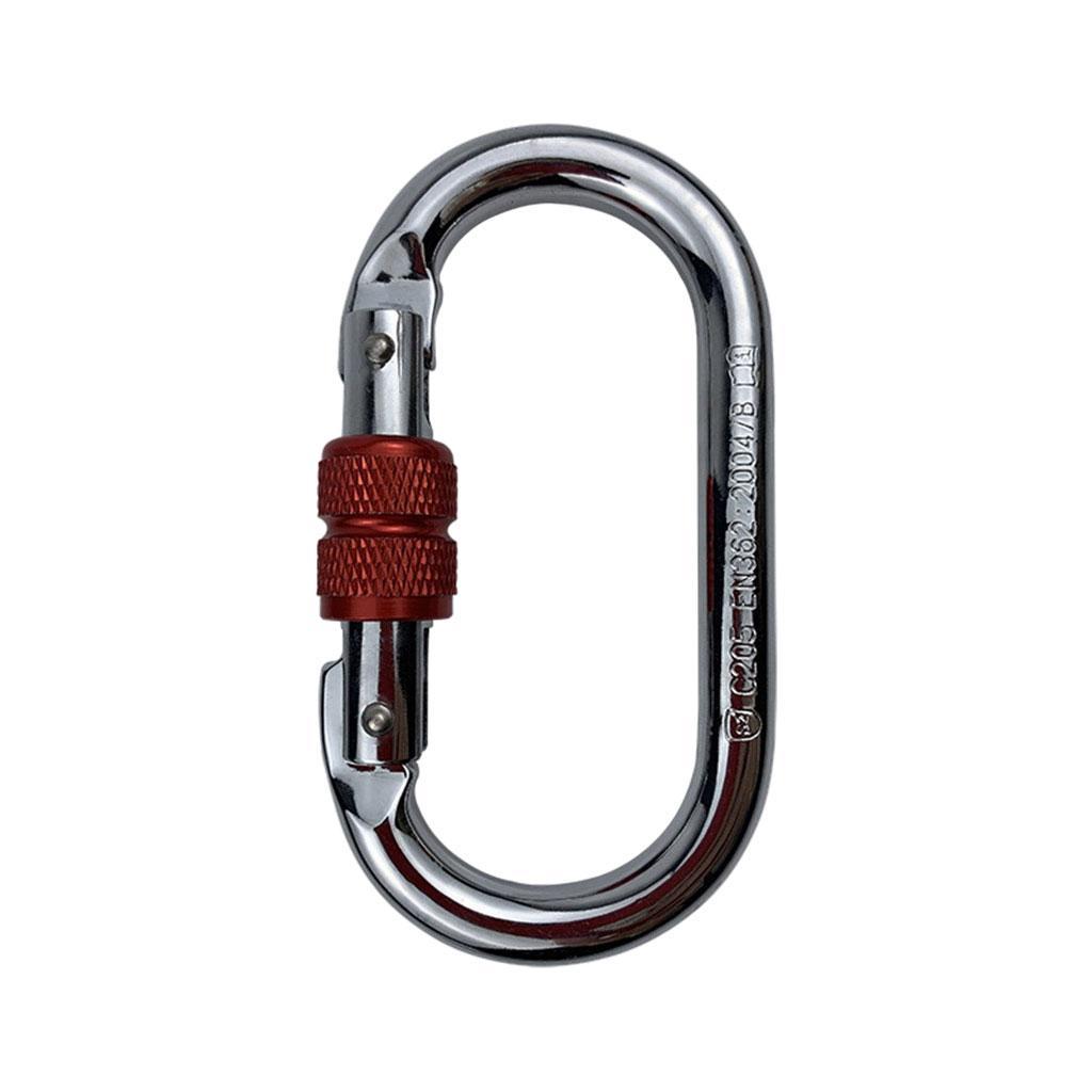 Rock Climbing Carabiner Alloy Locking  Connector for Caving