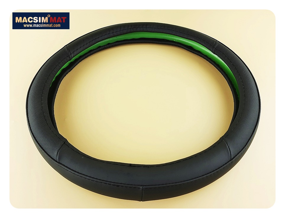 Bọc vô lăng cao cấp dành cho volskwagen chất liệu da thật 100%, khâu tay thủ công size M phù hợp các loại xe nhãn hiệu Macsim mã 8912