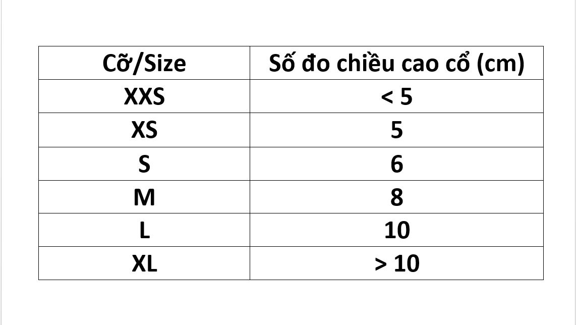 Nẹp cổ mềm hỗ trợ cột sống cổ ORBE H1