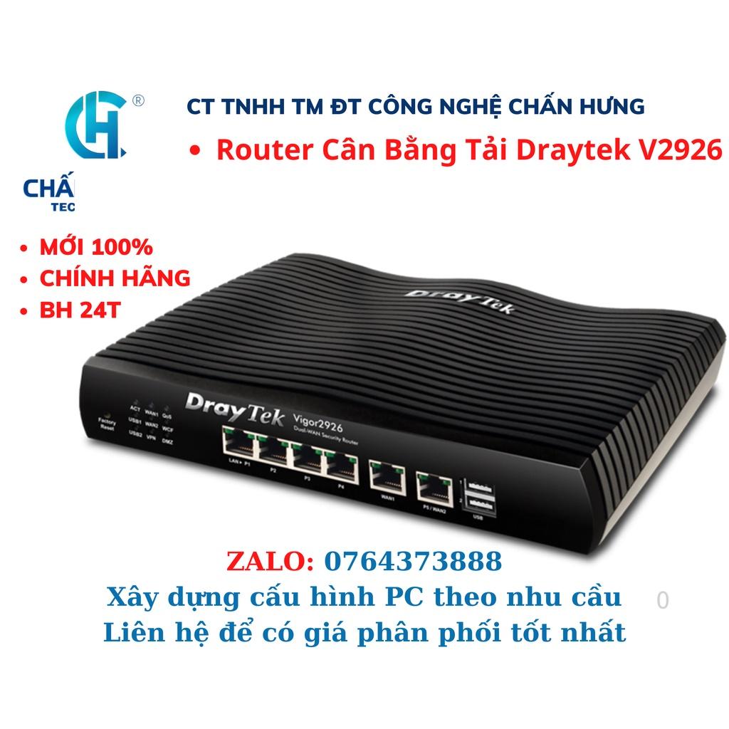 Thiết Bị Router Cân Bằng Tải Draytek V2926 (100 User)