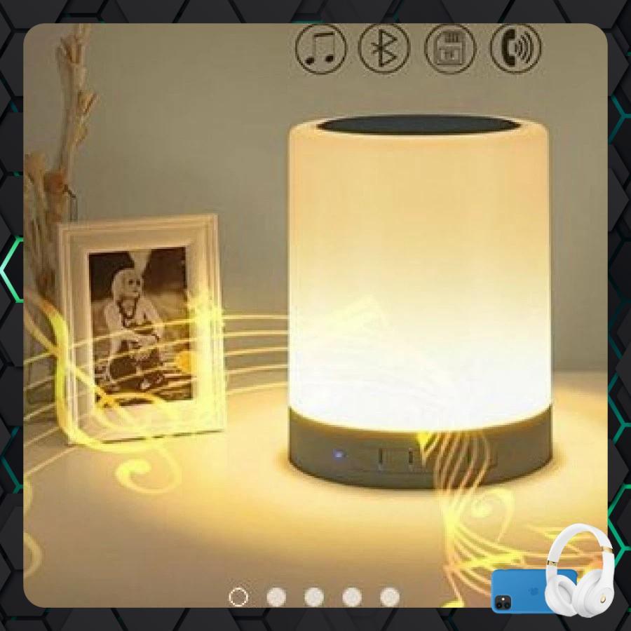 Loa Bluetooth Đèn Ngủ, Đèn Led Cảm Ứng Đổi Màu,Nghe Đài FM PPD-01