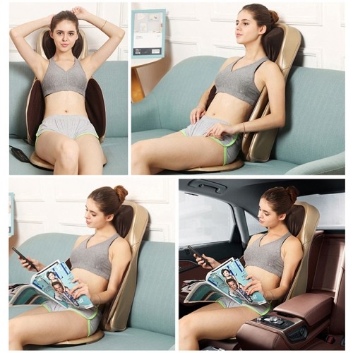 Ghế massage toàn thân Nikio NK-180 - Màu Đen - Dùng được trên ô tô