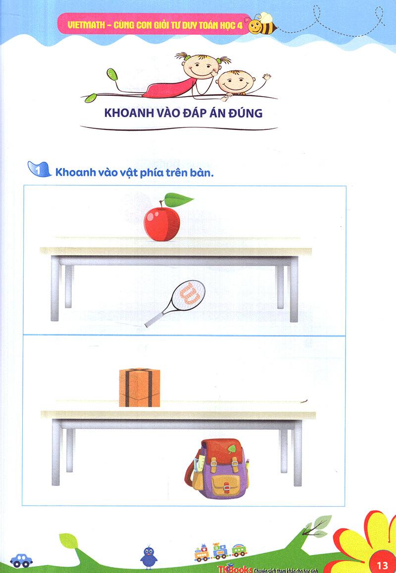 Viethmath - Cùng Con Giỏi Tư Duy Toán Học Tập 4 (Tái Bản 2020)
