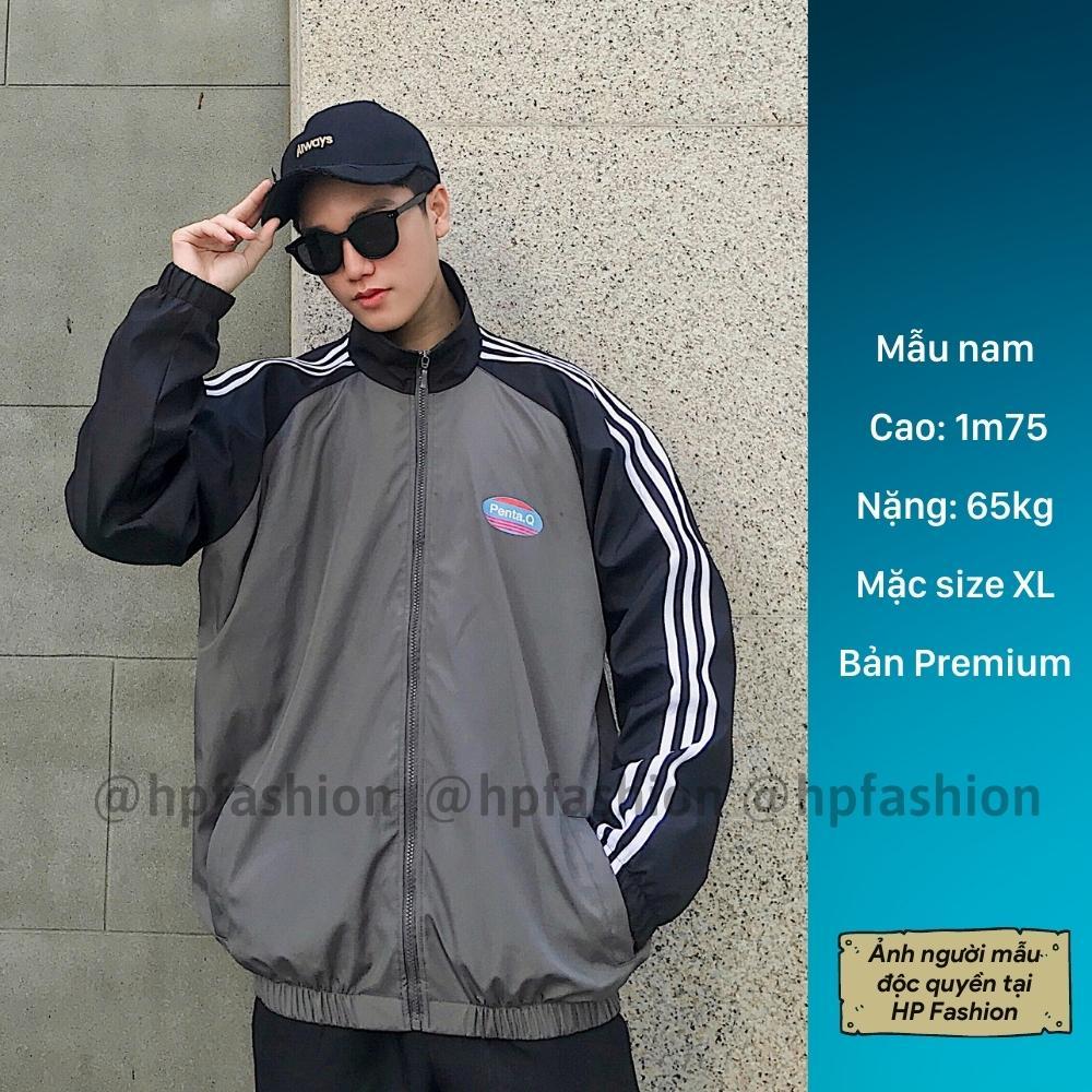 Áo khoác bóng chày form rộng vải dù cao cấp thời trang Hàn Quốc dáng Unisex nam nữ D01