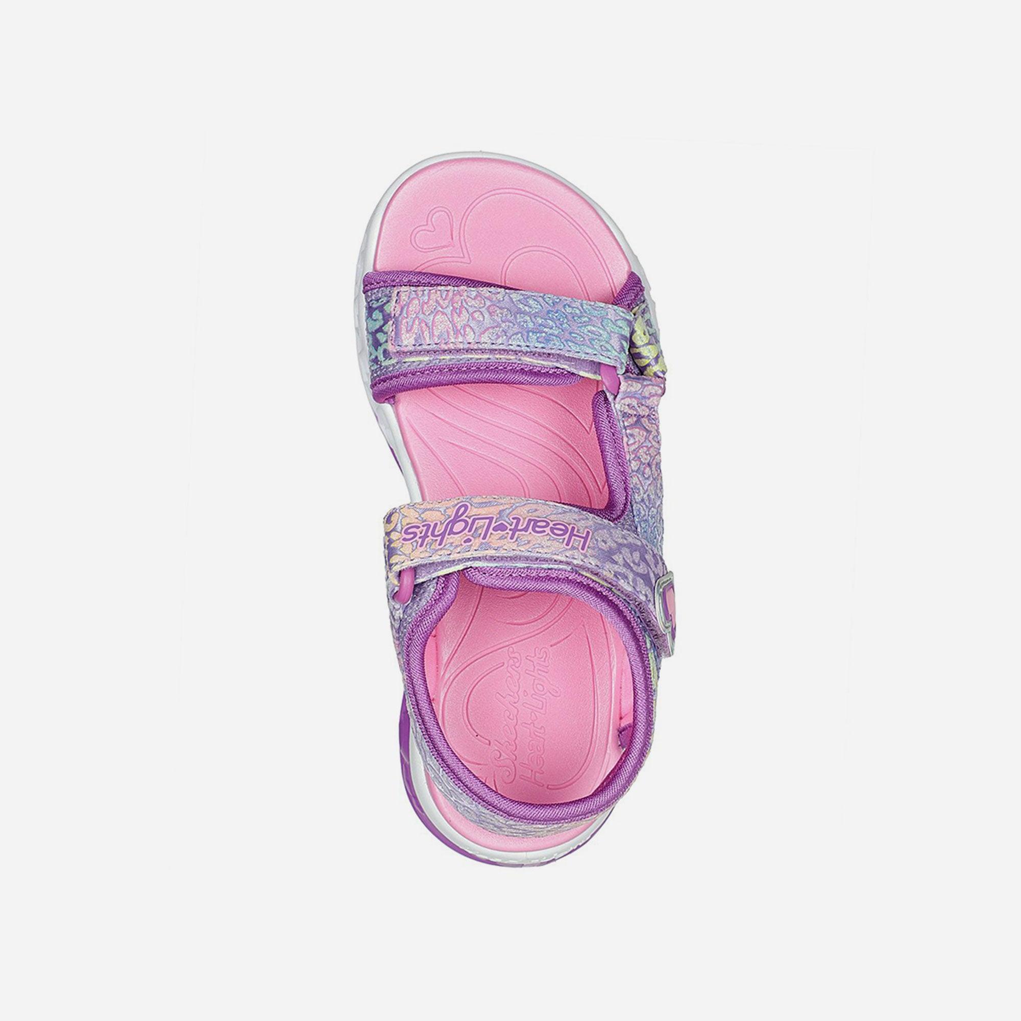 Giày sandal bé gái Skechers Flutter Hearts - 302967L-LVMT