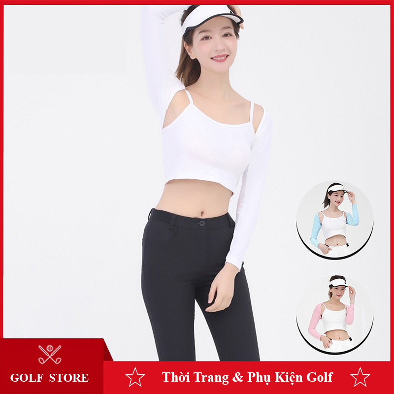 Bao tay chống nắng golf xà cạp khoác ngoài kháng tia UV chống tuột PJ001