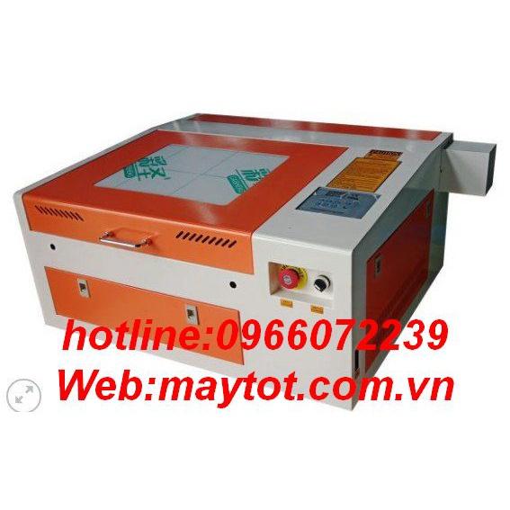 Máy cắt khắc laser model YH-4040 ứng dụng gia công các vật liệu phi kim như da, vải, Mica, pha lê, thủy tinh hữu cơ..v.v