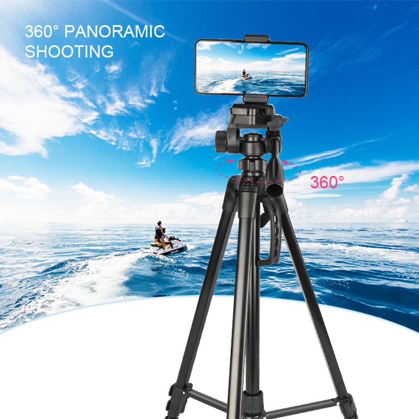 Gậy Tripod cho điện thoại và máy ảnh 3366 dài 1m5 cao cấp