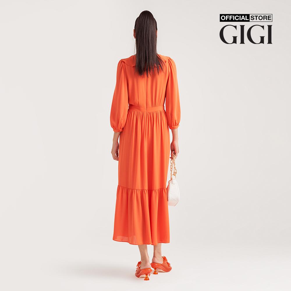 GIGI - Đầm midi phom suông tay dài hiện đại G2102D221104