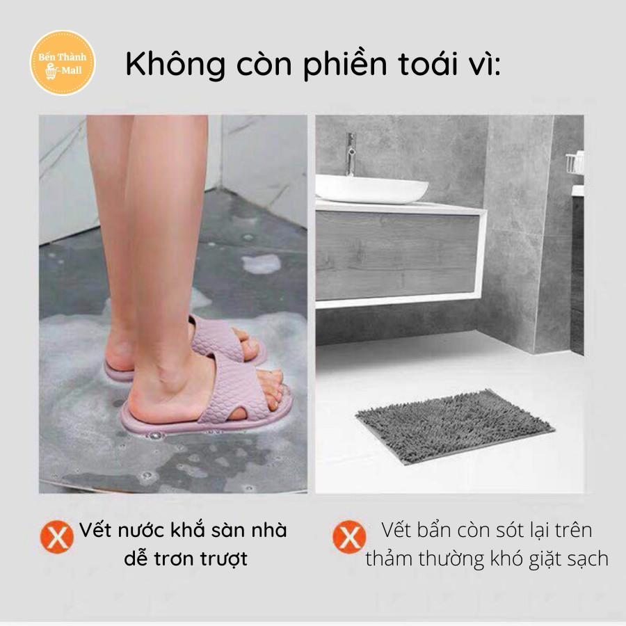 ️ Thảm Đá Lau Chân, Thảm Nhà Tắm Cao Cấp Siêu Thấm Hút - Size to