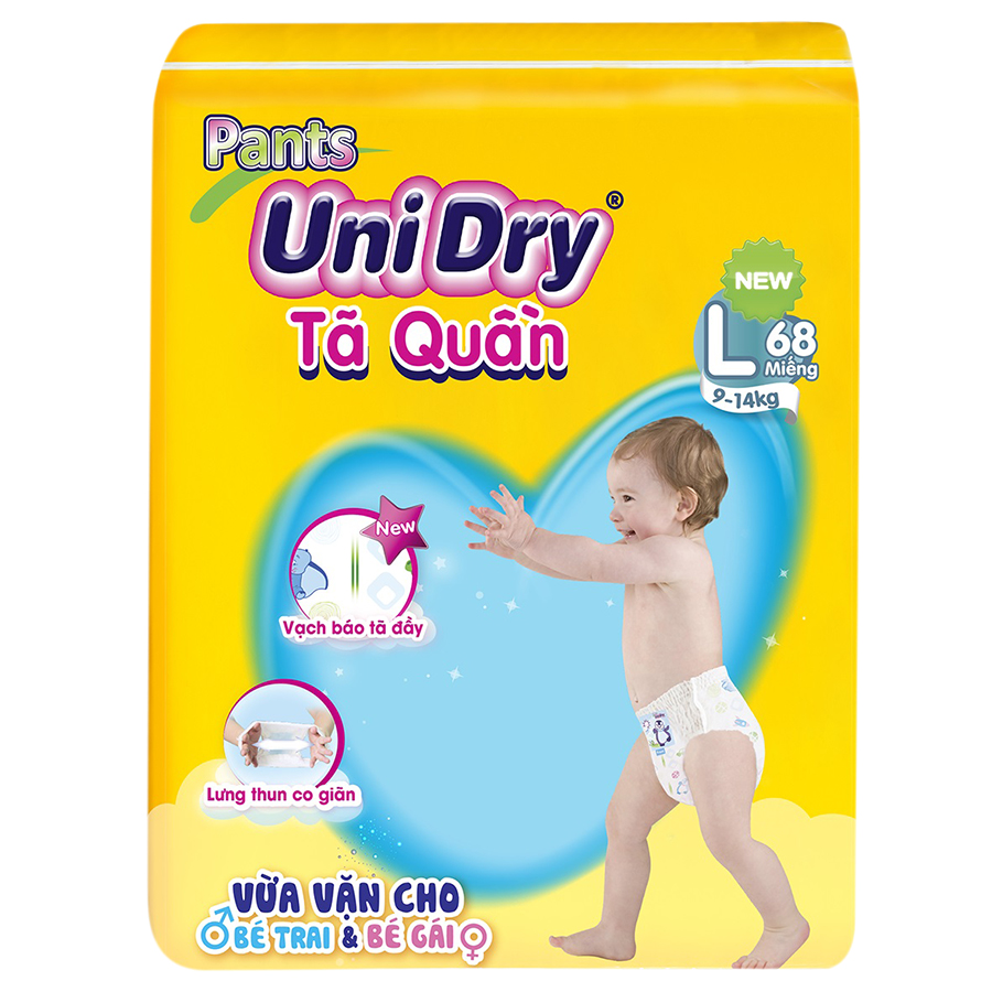 Tã Quần Unidry Ultra Jumbo L68 (68 Miếng)