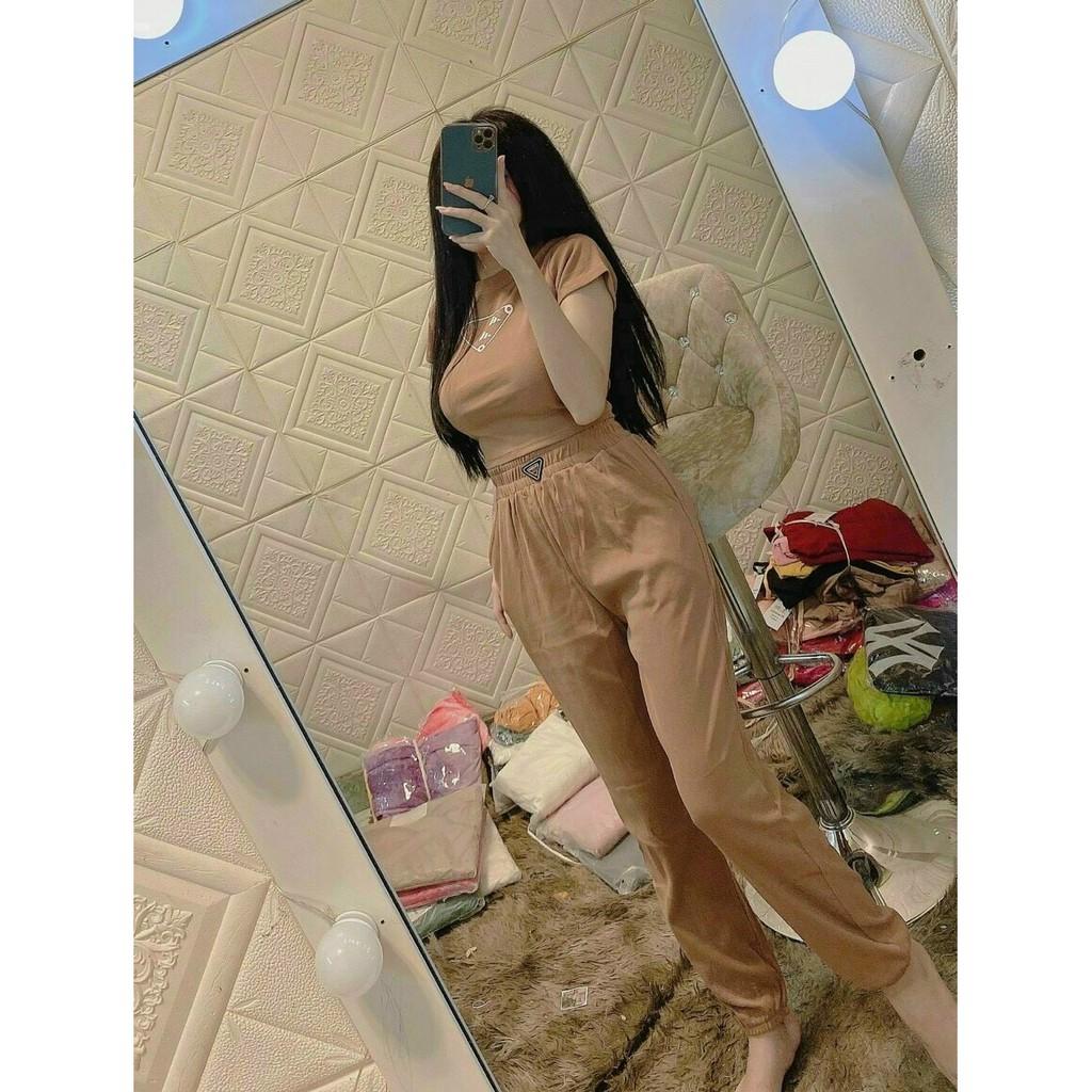 Sét thể thao tay ngắn siêu cute kèm hình thật