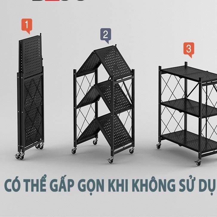 Kệ lưới hình chữ nhật đa năng 3/4/5 tầng để đồ,di chuyển xoay 360*, dễ dàng lắp đặt - Sản xuất tại Việt Nam