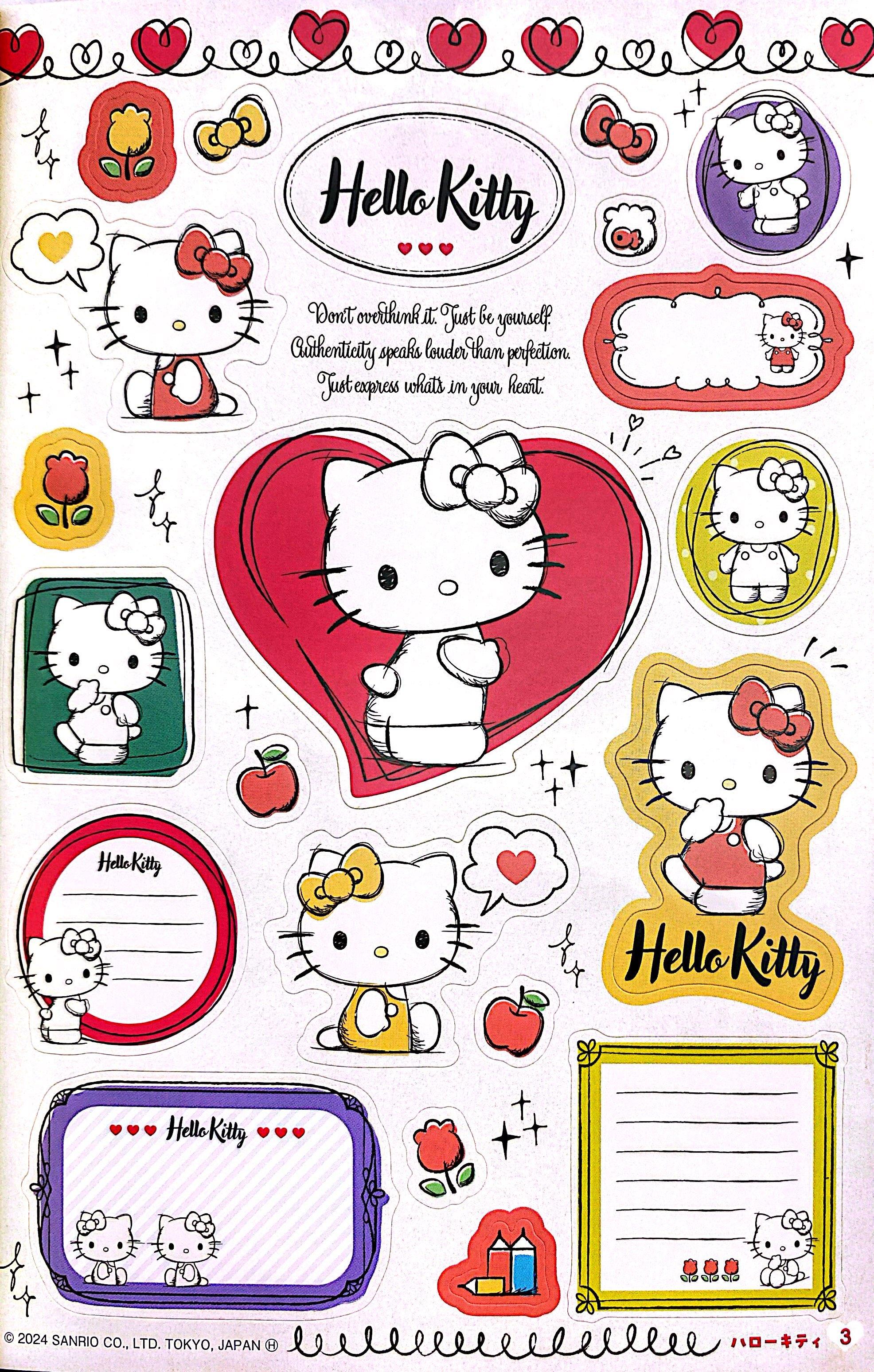 Sách ngoại văn: Sanrio Character Marugoto Sticker Bu 2 (Japanese Edition)